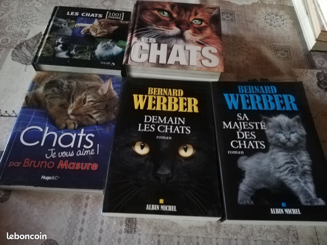 Lot de 5 livres chat (image 1)