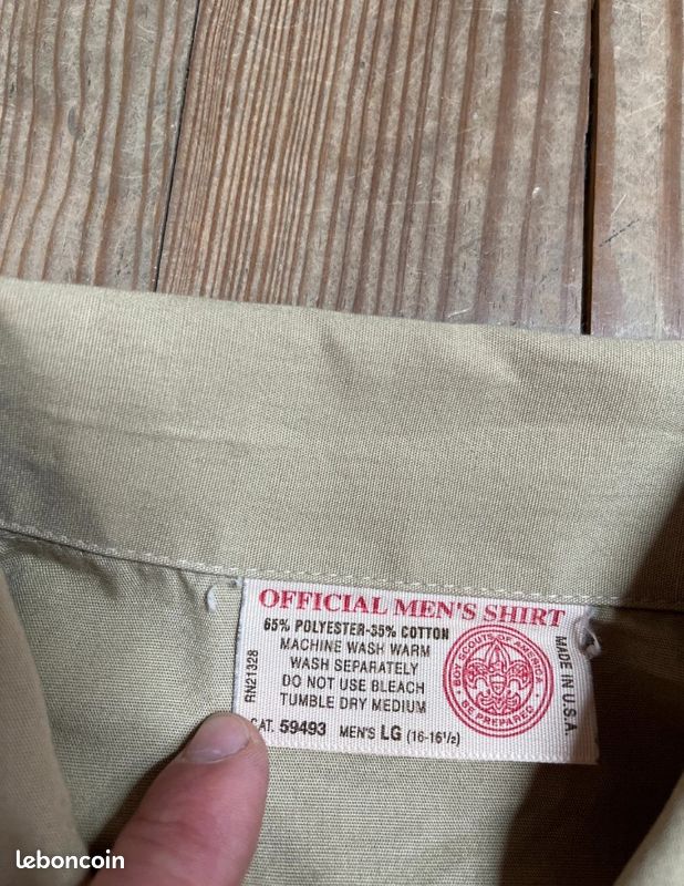 CHEMISE SCOUT USA officielle (image 3)