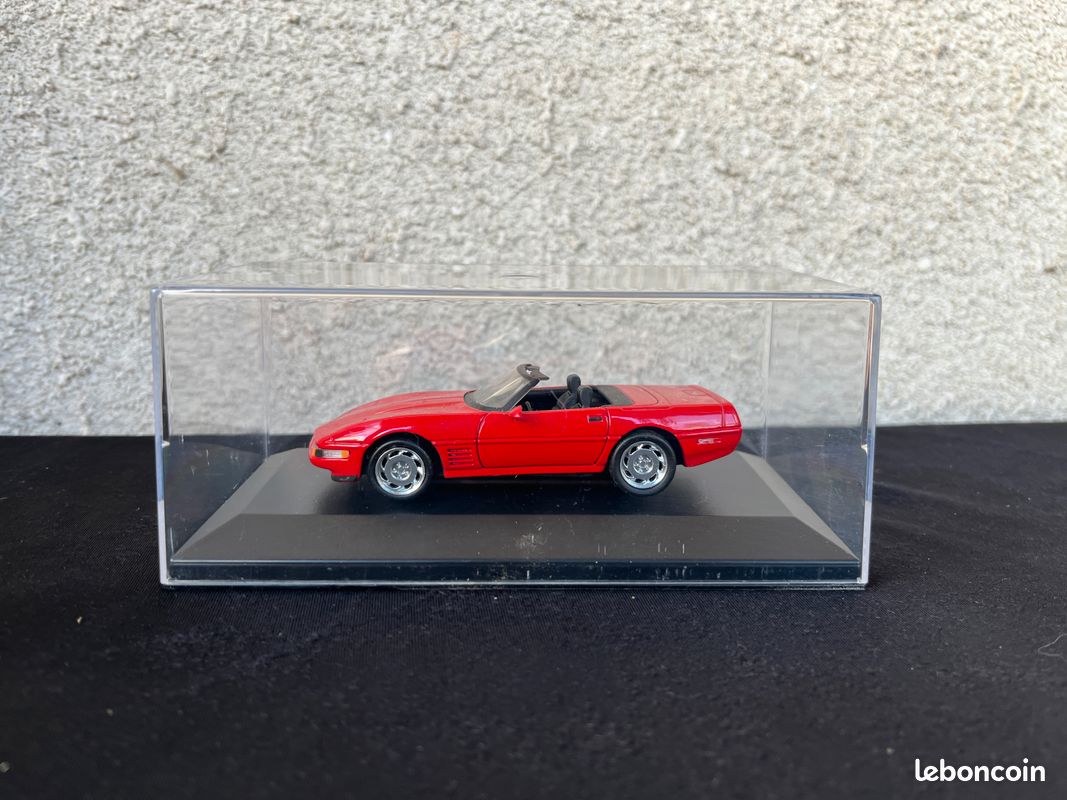 Chevrolet Corvette ZR 1 Cabrio - Details Cars Platinium 1/43 boite vitrine (image 1)