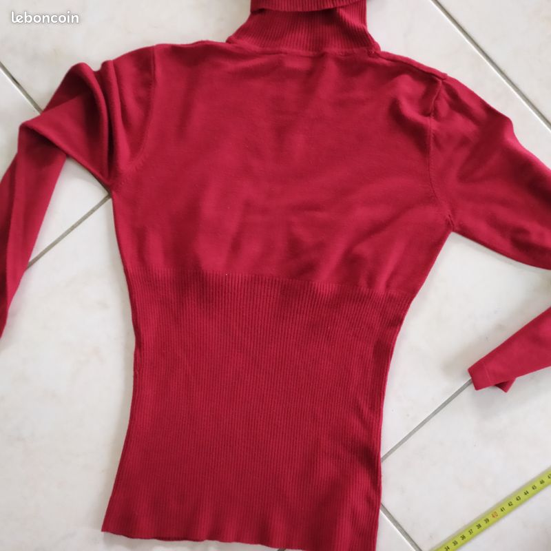 Pull Morgan rouge taille 38 (image 6)