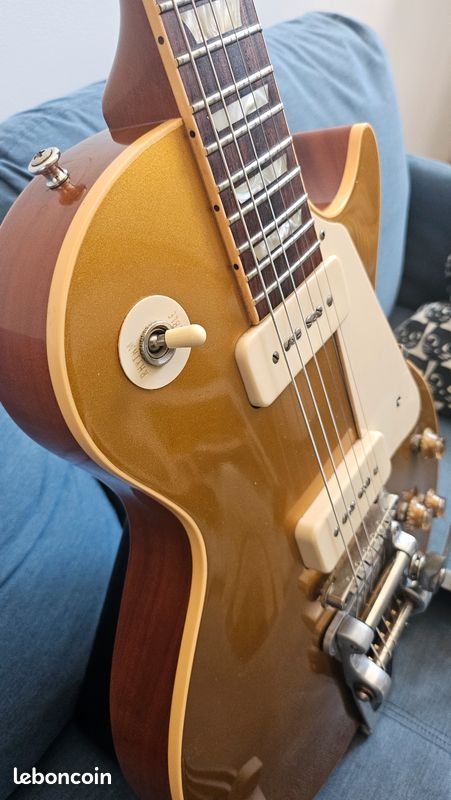 Gibson Custom Shop Les Paul 1956 Goldtop Reissue VOS R6 – 2010 – COA – Bigsby Vibramate (image 7)