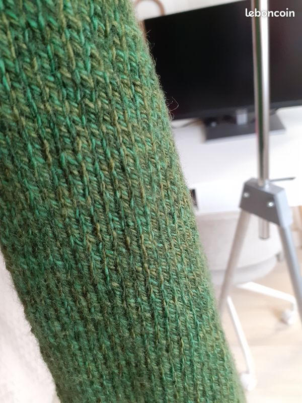 Pull femme vert foncé neuf (image 6)