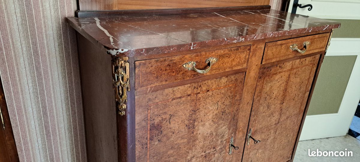 Buffet Art Déco surmonté de son miroir (image 7)