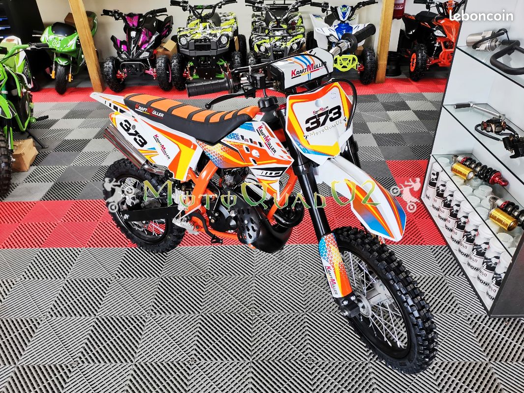 MOTO DIRT BIKE 50cc 2 temps LUXE 12/14 Motos