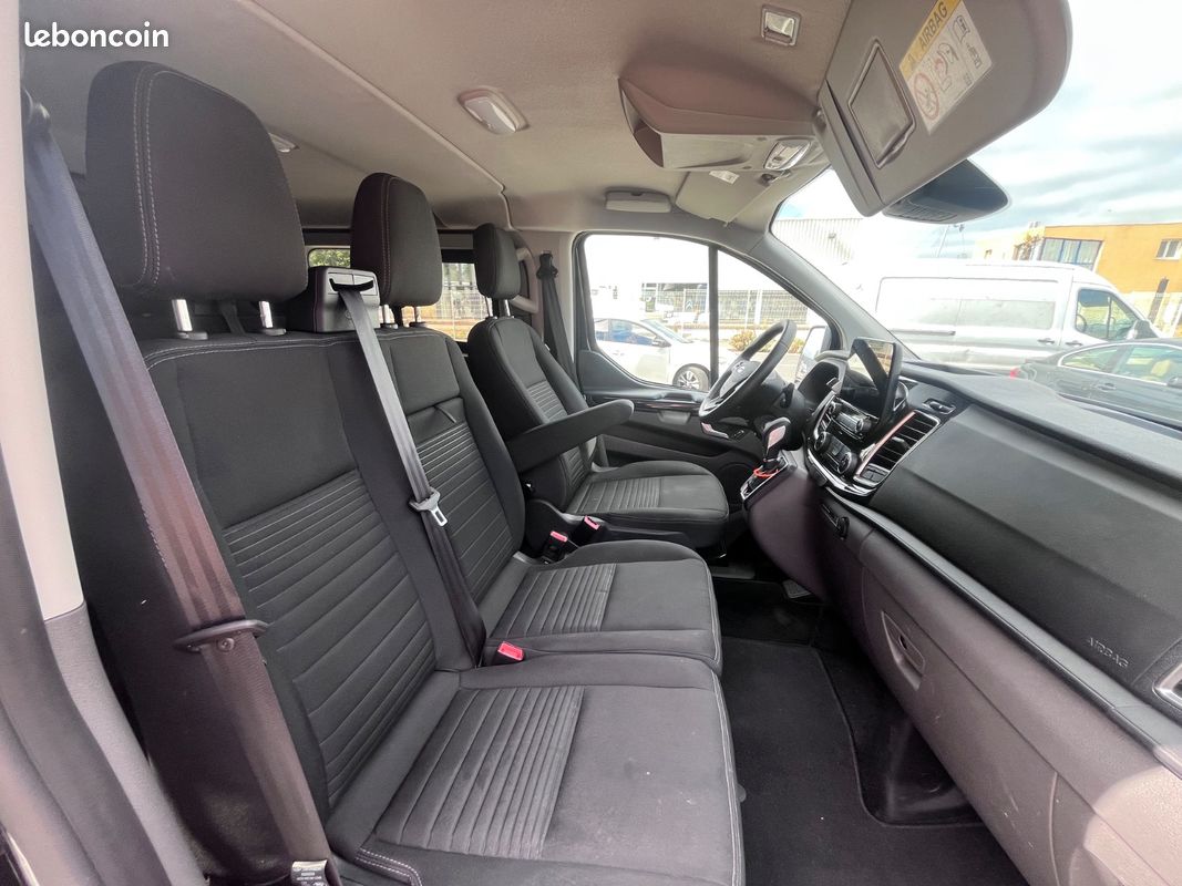 Ford transit custom cabine approfondie 320 l2h1 2.0 ecoblue 130 bva limited prix ttc/tva recuperable (image 36)