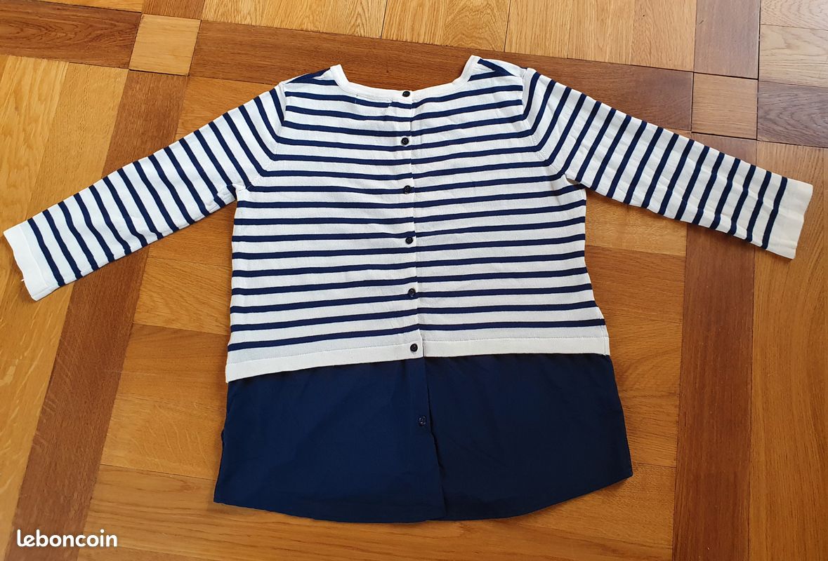 Pull marinière neuf (image 2)