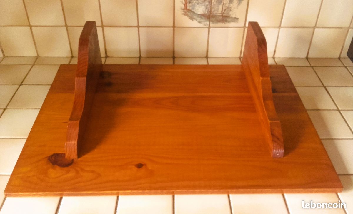 Tablette ou étagère murale vernis en bois (image 2)