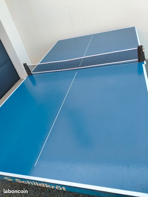 SET Ping Pong Raquettes Balles Filet Supports avec Coffret VINTAGE