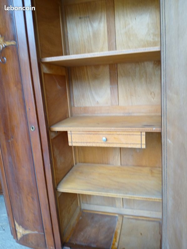 Armoire et Lit 140/190 en bois (image 8)