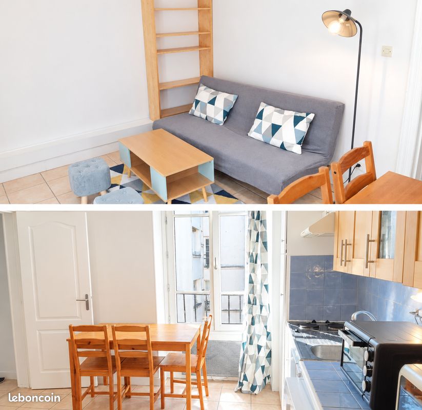 Appartement 2 pièces 25 m² · à Paris · 25 m² · 1 100 €/mois