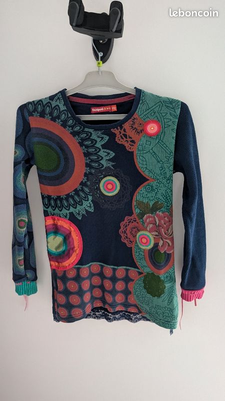 Tee-shirt manches longues Desigual 11/ 12 ans (image 3)