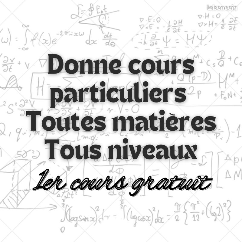 Soutien Scolaire Personnalisé - Toutes Matières pour Élèves de Tous Niveaux par Professeure Certifiée - PRÉSENTIEL ET VISIO (image 1)
