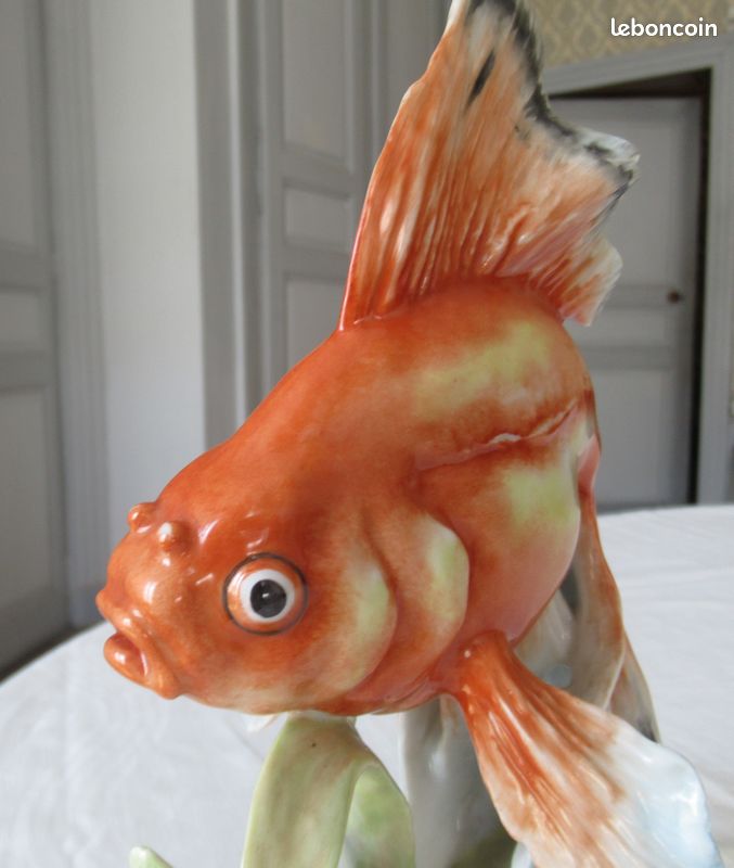 Poisson à Bascule Chantant Gemmy Pour Pièces - Variante Rare Japonaise En Boîte - Ne Fonctionne Pas