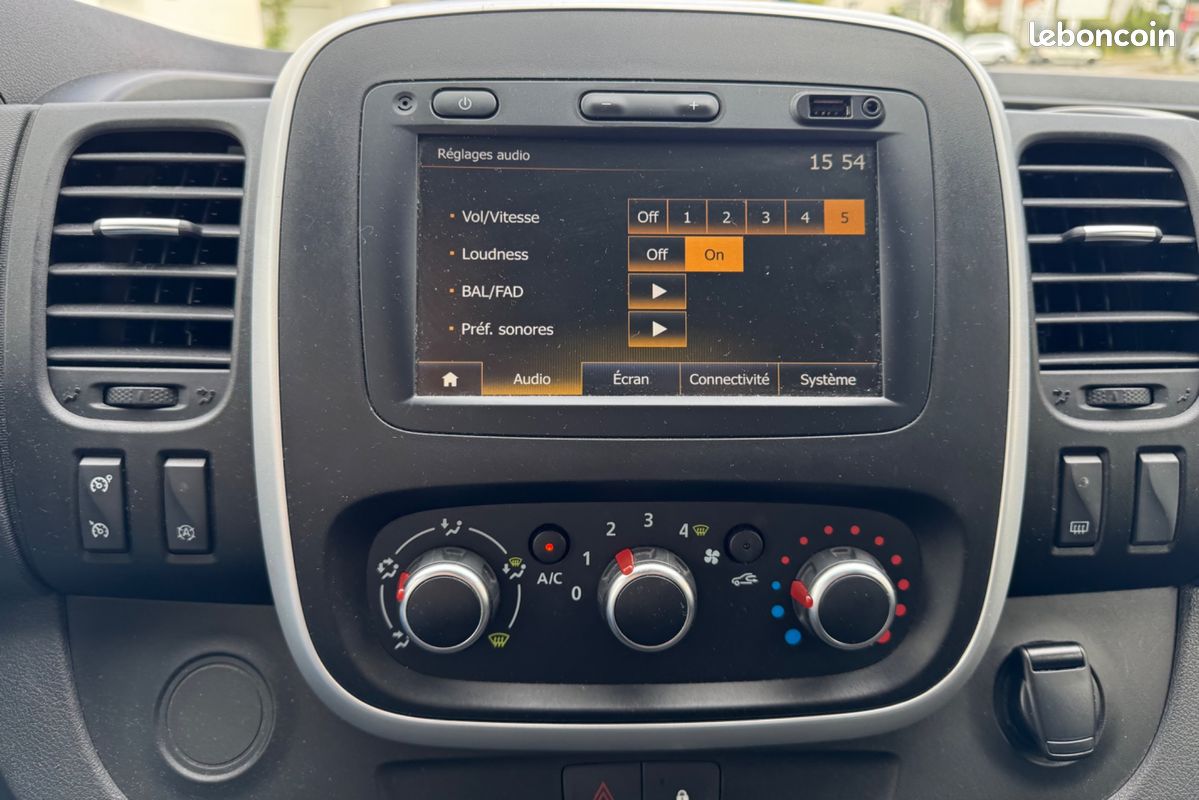 RENAULT TRAFIC COMBI 9 places 1.6 DCI 120 L2 ZEN / TVA Récupérable / DOUBLE PORTE LATERALE (image 28)