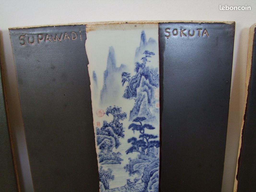Céramique grande hauteur motif japonisant vendu à la pièce (image 12)
