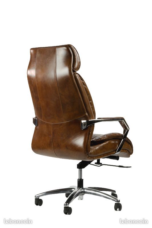 Fauteuil de bureau en cuir - Decoduweb - livraison Offerte (image 5)