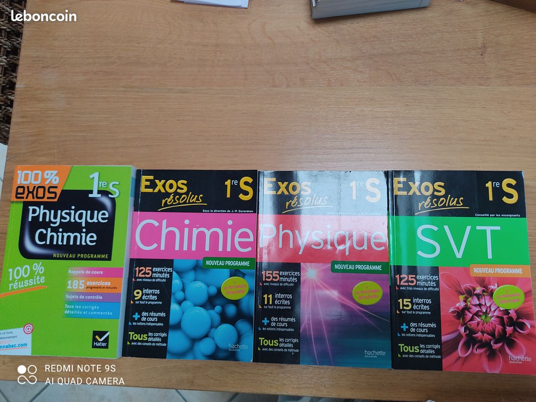 Annales Physique-Chimie SVT - Première (1ère) (image 1)