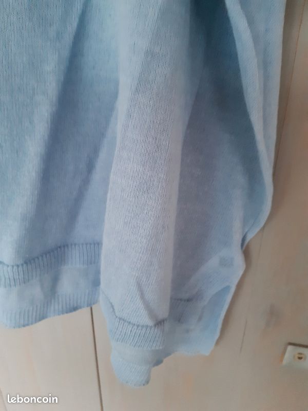 Pull bleu clair neuf marqueTEX (image 3)