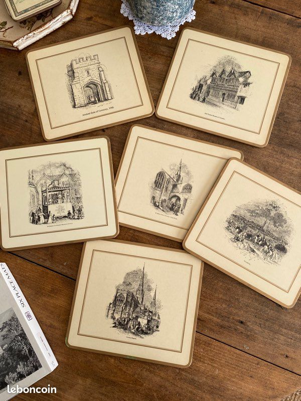 Coffret anglais set de table vintage (image 1)