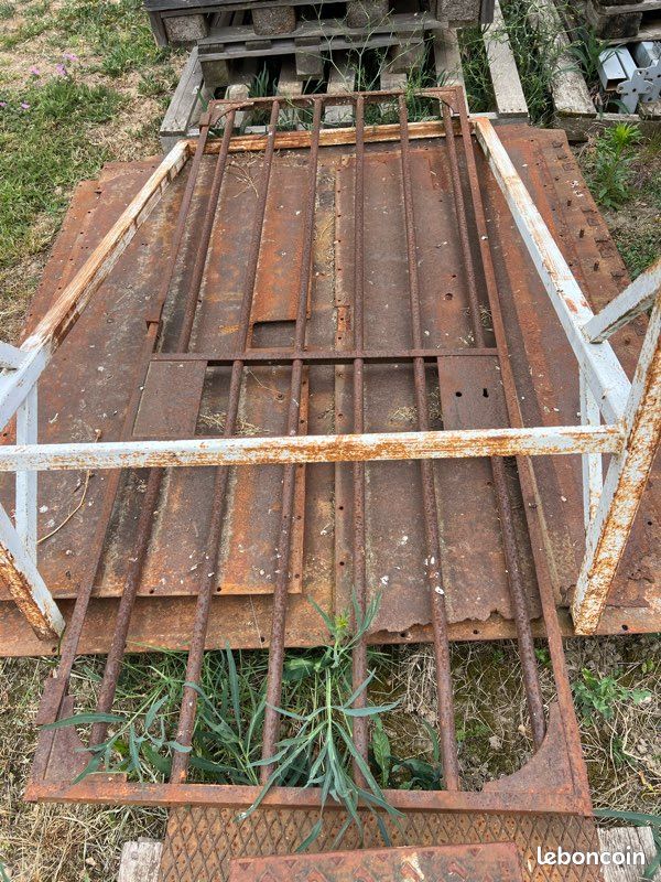 Porte fer demi barreaux, livraison (image 1)