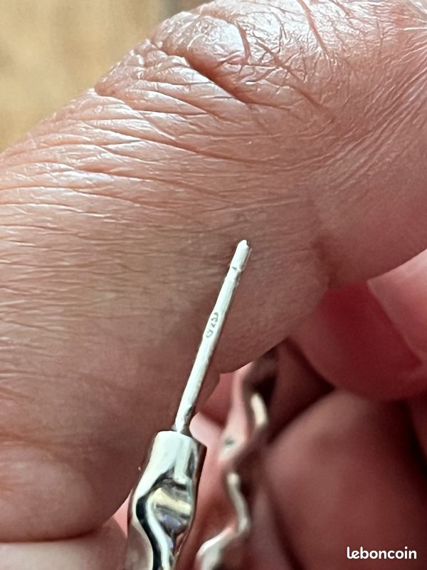 Boucles d’oreilles en argent 925 (image 3)