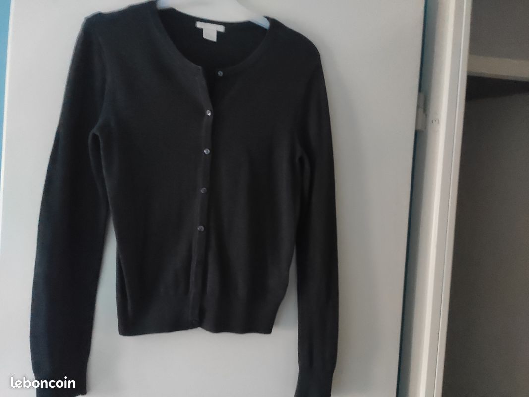 Gilet basic gris (image 1)