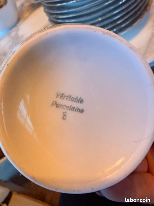 Ancienne coupe décor Fragonard, porcelaine, doré or 22 carat, Gloria