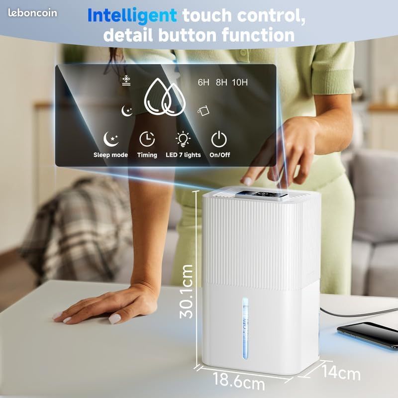 Déshuidificateurs D Air 2200L Avec Tuyau Deshuidificateur Electrique