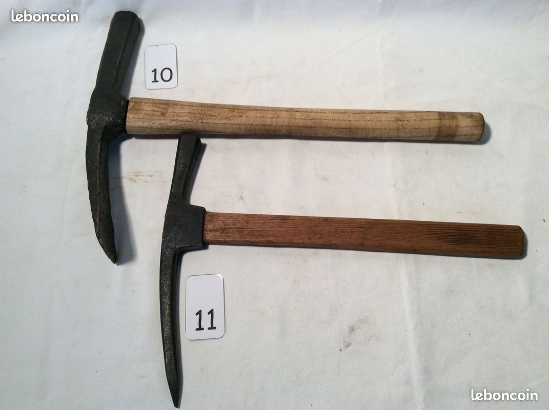 Marteau Taillant Leborgne Ancien – Outil De Tailleur De Pierre, Authentique (N.22)