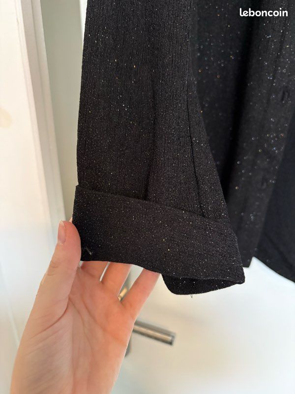 Chemise/ gilet soirée noir (image 4)
