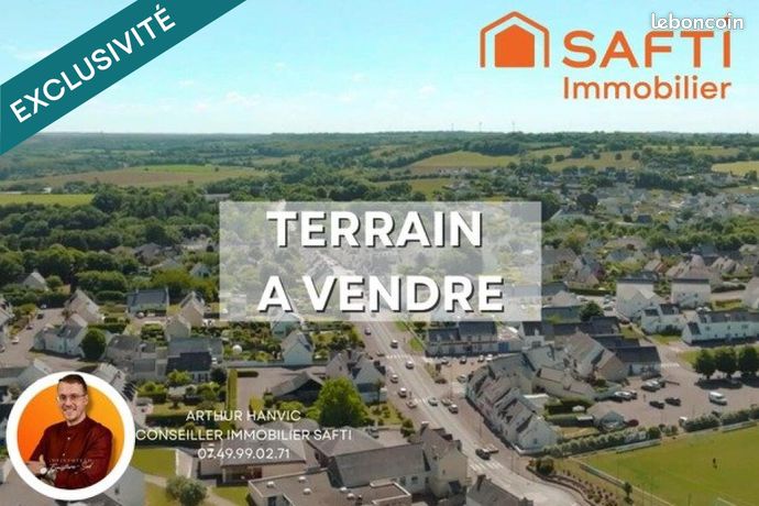 Terrain 614 m² SAINT-YVI