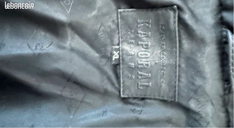 Blouson veste cuir kaporal (image 3)