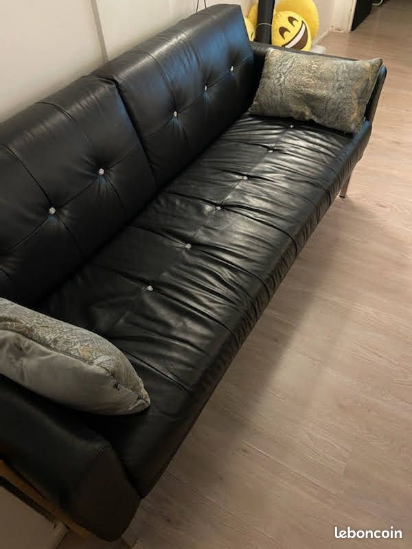 2 canapé en cuir en excellent état (image 3)