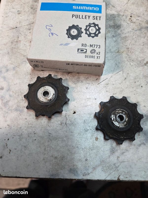 Galets Poulie Dérailleur Shimano Deore XT RD-M750 – VTT Vintage