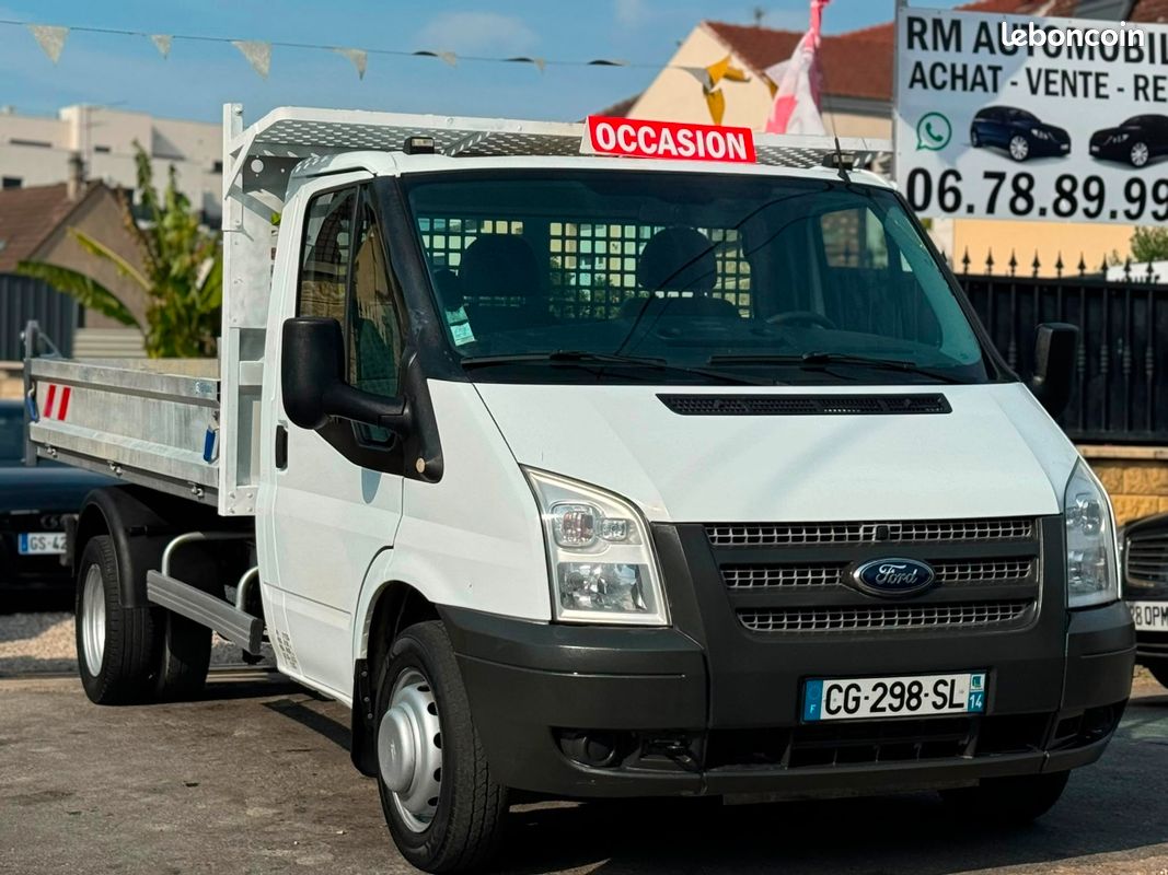 FORD TRANSIT 2.2 TDCI 100CV BENNE BASCULANTE,PROPULSION ,CLIM REPRISE POSSiBLE
REPRISE POSSIBLE (image 2)