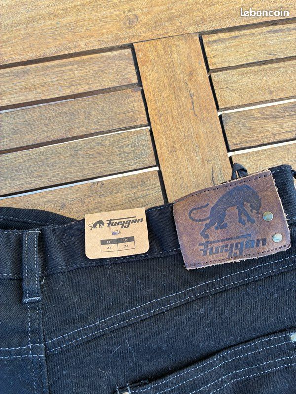Pantalon moto jean Furyran (image 2)
