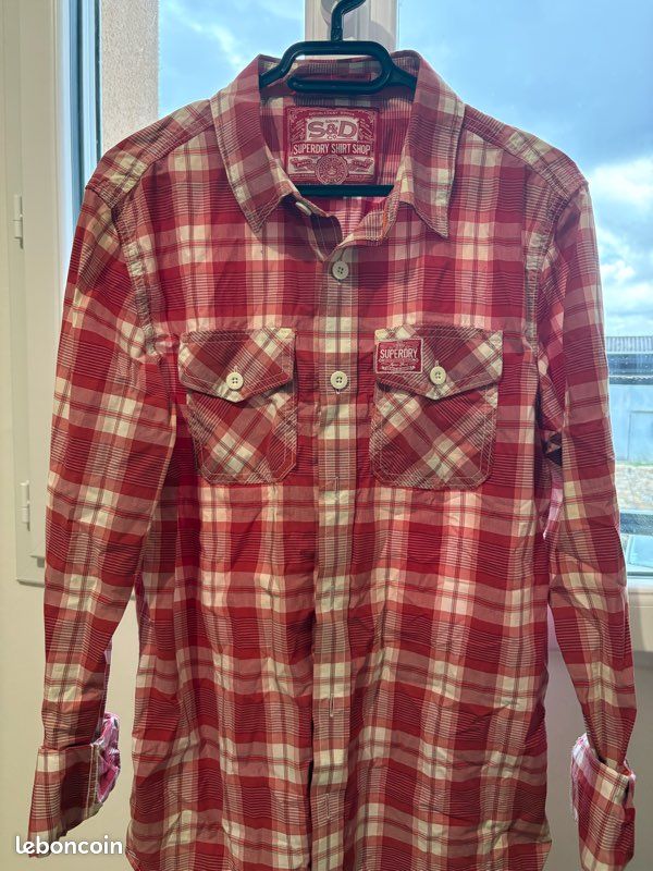 Chemise homme à carreaux Superdry Vêtements