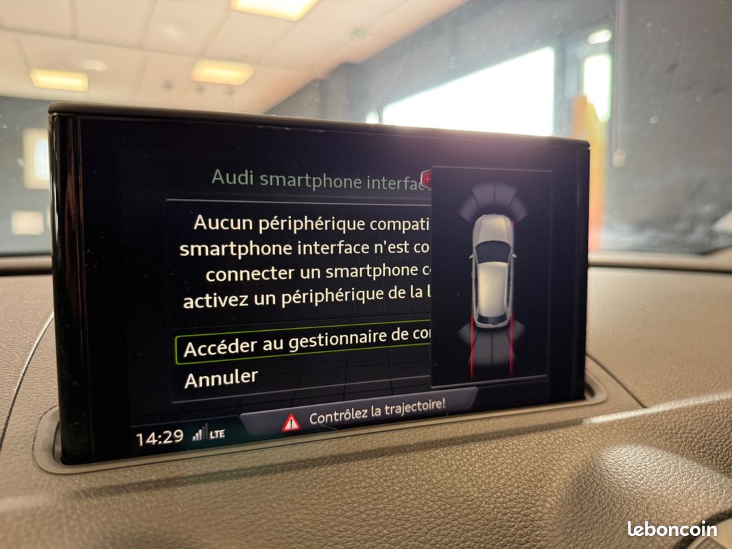 AUDI A3 SPORTBACK 2.0 TDI 150Ch S LINE EXT S-TRONIC BVA - APPLE CARPLAY - SIEGES CHAUFFANTS (image 9)