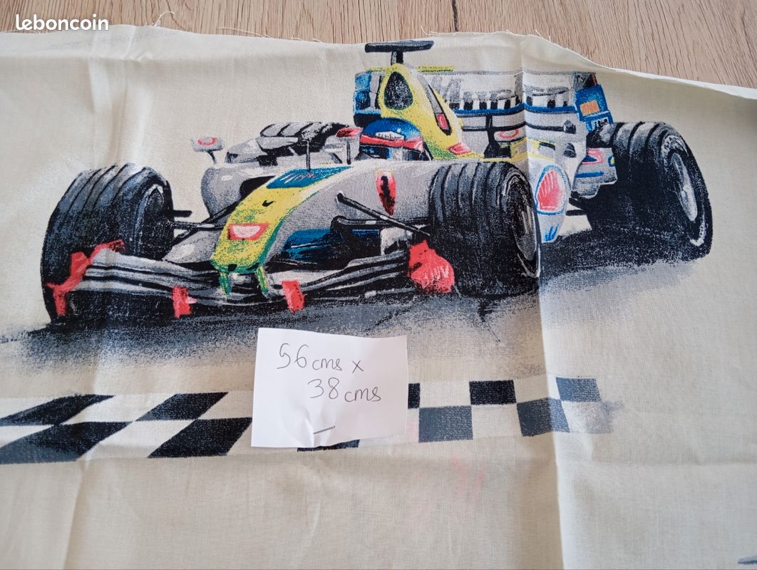 Coupon de tissu Formule 1 (image 2)