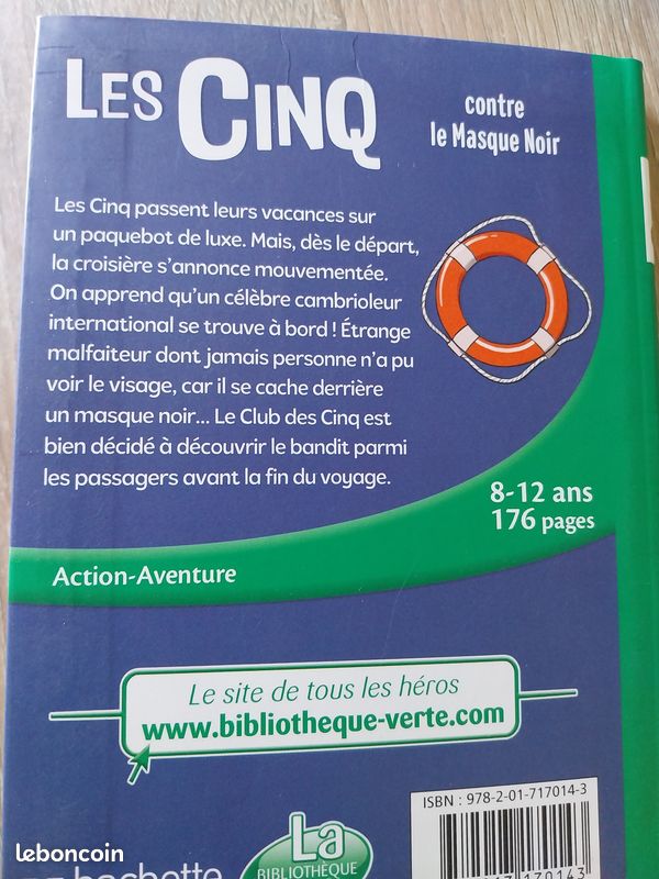 Les 5 contre le Masque noir Bibliothèque verte (image 4)