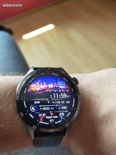 Montre Connectée Watch 5 Pro – AMOLED HD, Appels Bluetooth, GPS, NFC, Santé & Sport (image 3)