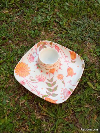 COQUETIER VINTAGE L'OURSON Colargol ORTF plastique Voluform France Collector !!! EUR 25,00 - FR