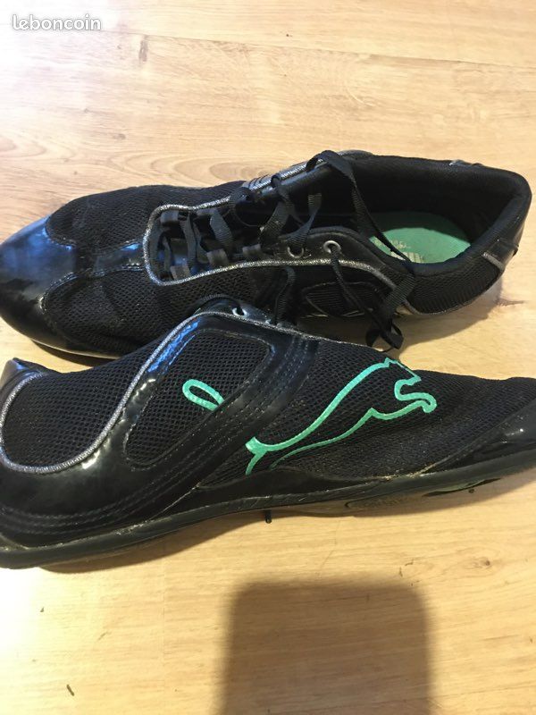 Puma noires et dorées comme neuves neuves (image 1)