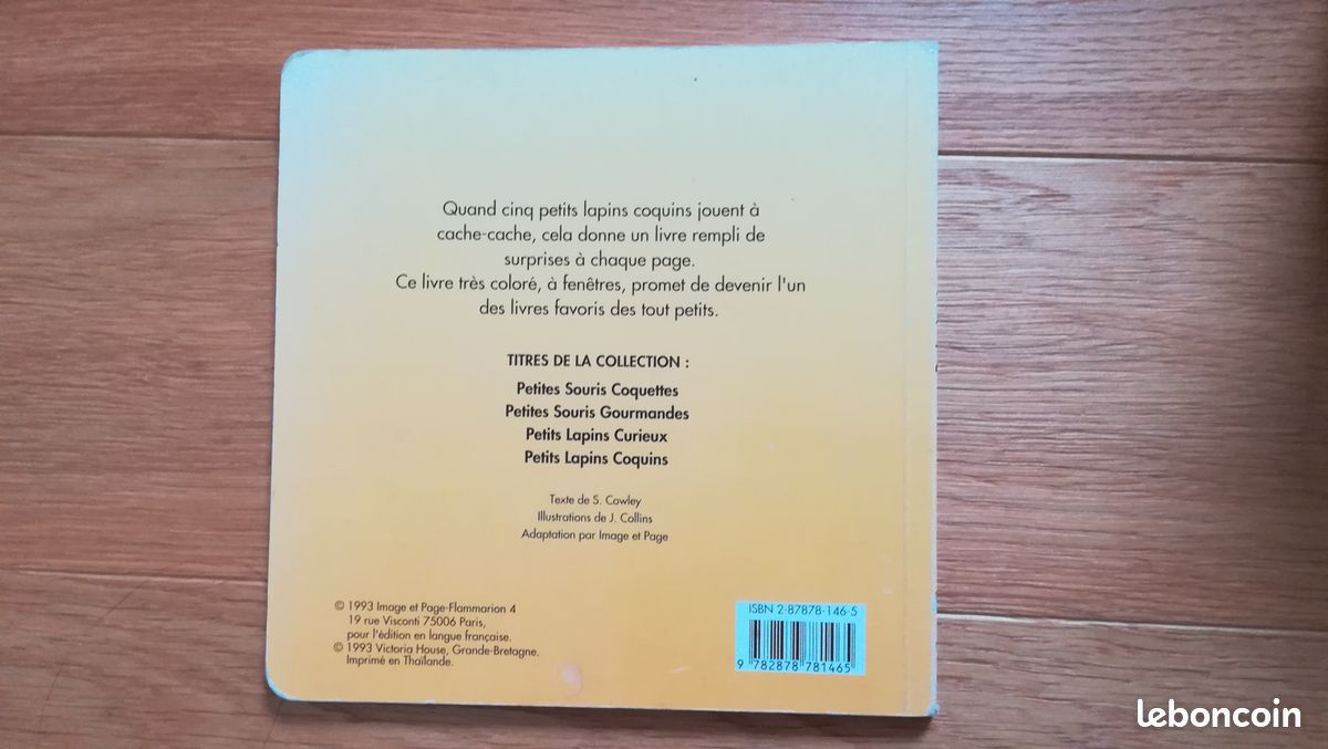 Livre Petits Lapins Coquins Flammarion 4 (image 2)