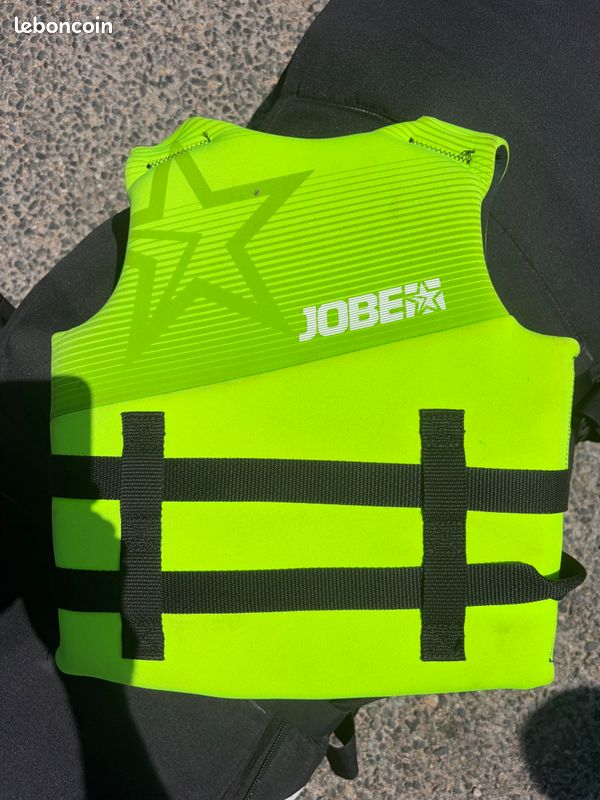 Gilet en néoprène Jobe Youth Lime Green 6 ans (image 2)