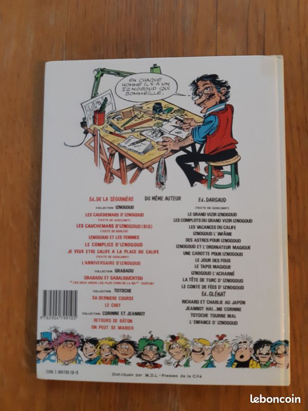 L'anniversaire d'Iznogoud, Tabary, Goscinny, EO 1989 + dédicace (image 3)