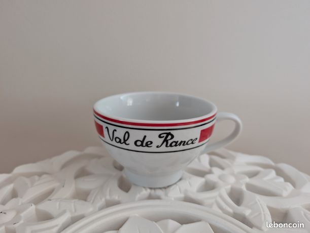 Lot De 6 Tasses à Cidre Bolées Piat Saint-Malo - Vintage Blanc Céramique