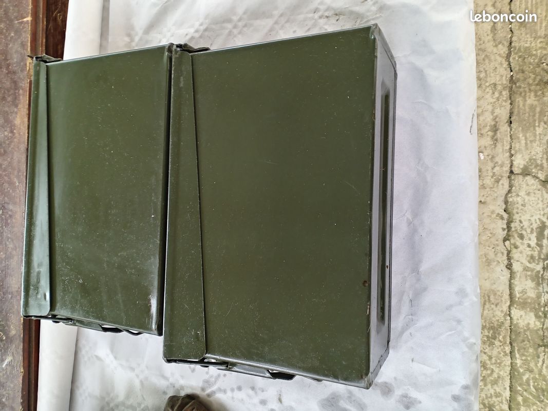 Lot de 2 caisses à munitions US vides (image 4)
