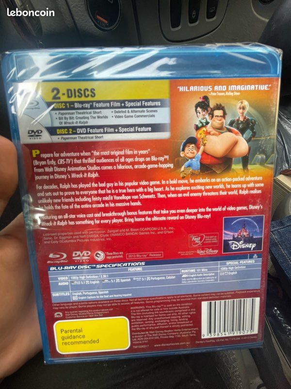 Wreck-it-Ralph (Blu ray /DVD) (image 2)