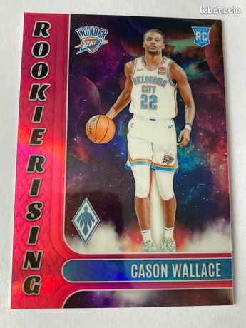 2023-24 Panini Phoenix - Rookie Rising Cason Wallace #9 Pink